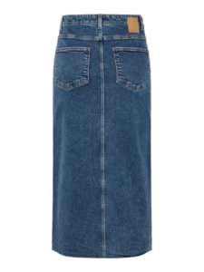 Falda Midi Denim Desflecado