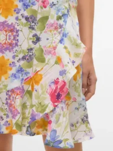 Vestido Corto Cruzado