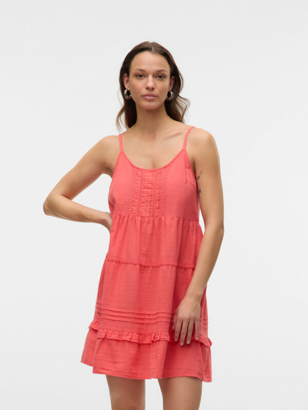 Vestido Tirantes Coral