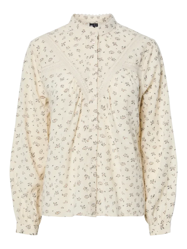Blusa Beige Flores