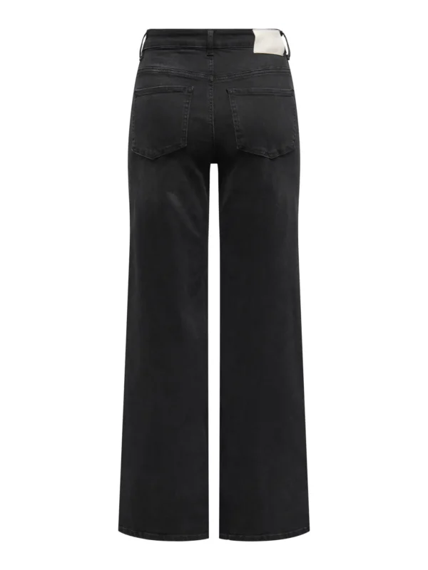 Jeans Wide Leg Negro
