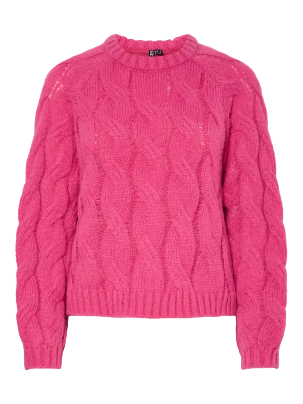 Jersey Punto Grueso Fucsia