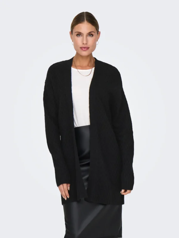 Cardigan Negro Largo