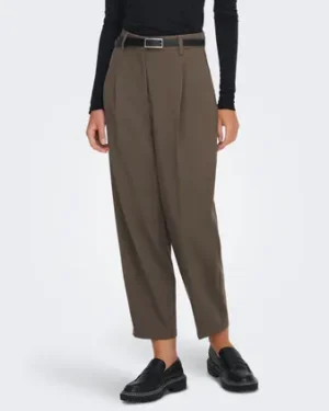 Pantalón Pinzas Marrón