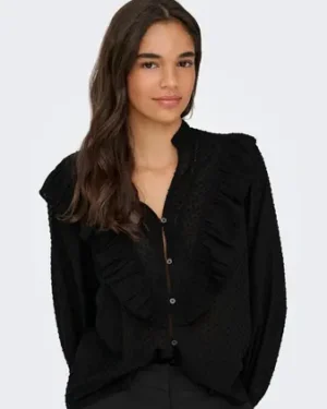 Blusa Negro Plumetti