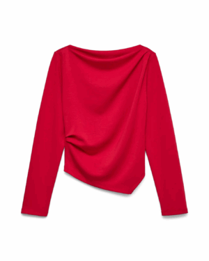 Top Asimétrico Rojo