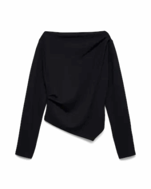 Top Asimétrico Negro