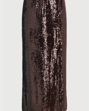 Falda Lentejuelas Marrón