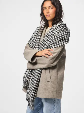 Bufanda Pata de Gallo Negro