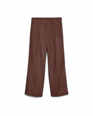 Pantalón Wide Leg Marrón