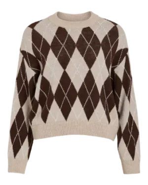 Jersey Rombos Marrón