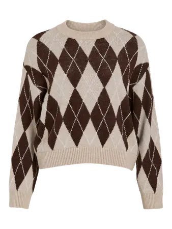 Jersey Rombos Marrón