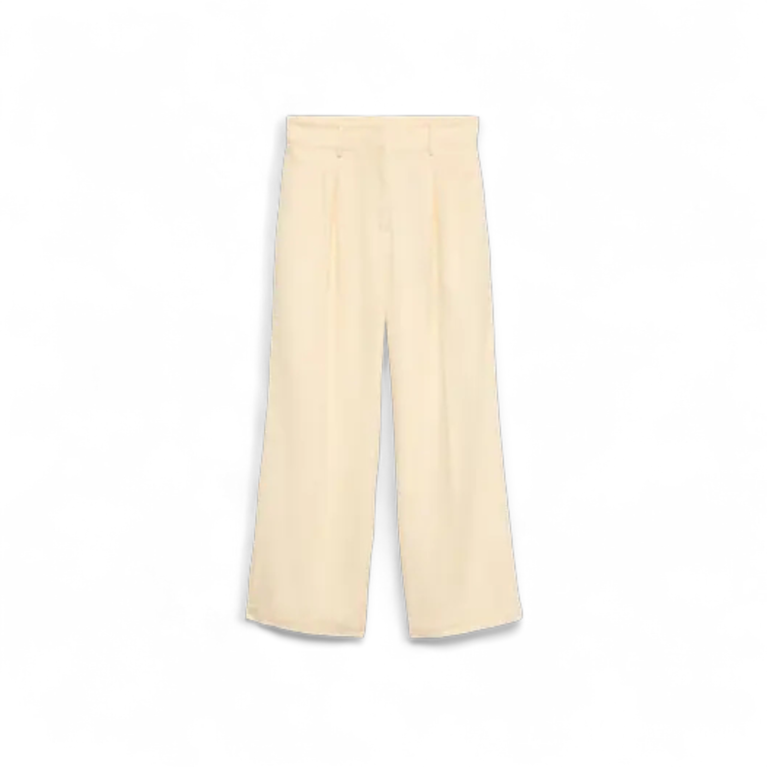 Pantalón Wide Leg Beige