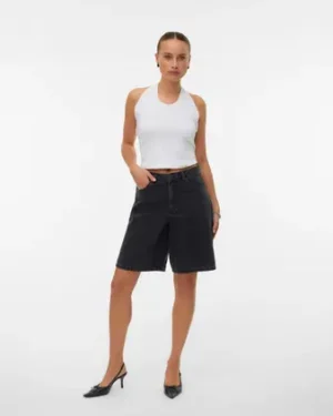Bermudas Denim Negro