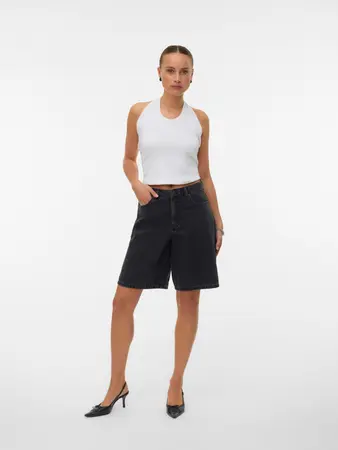 Bermudas Denim Negro