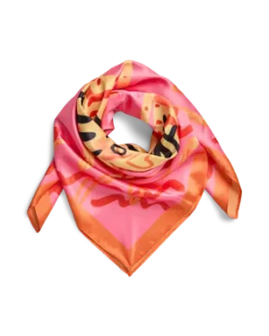 Pañuelo Naranja Estampado