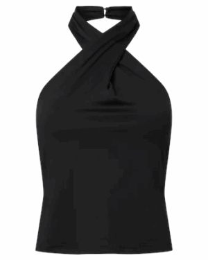 Top Halter Negro