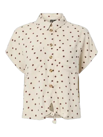Camisa Lunares Marrónes