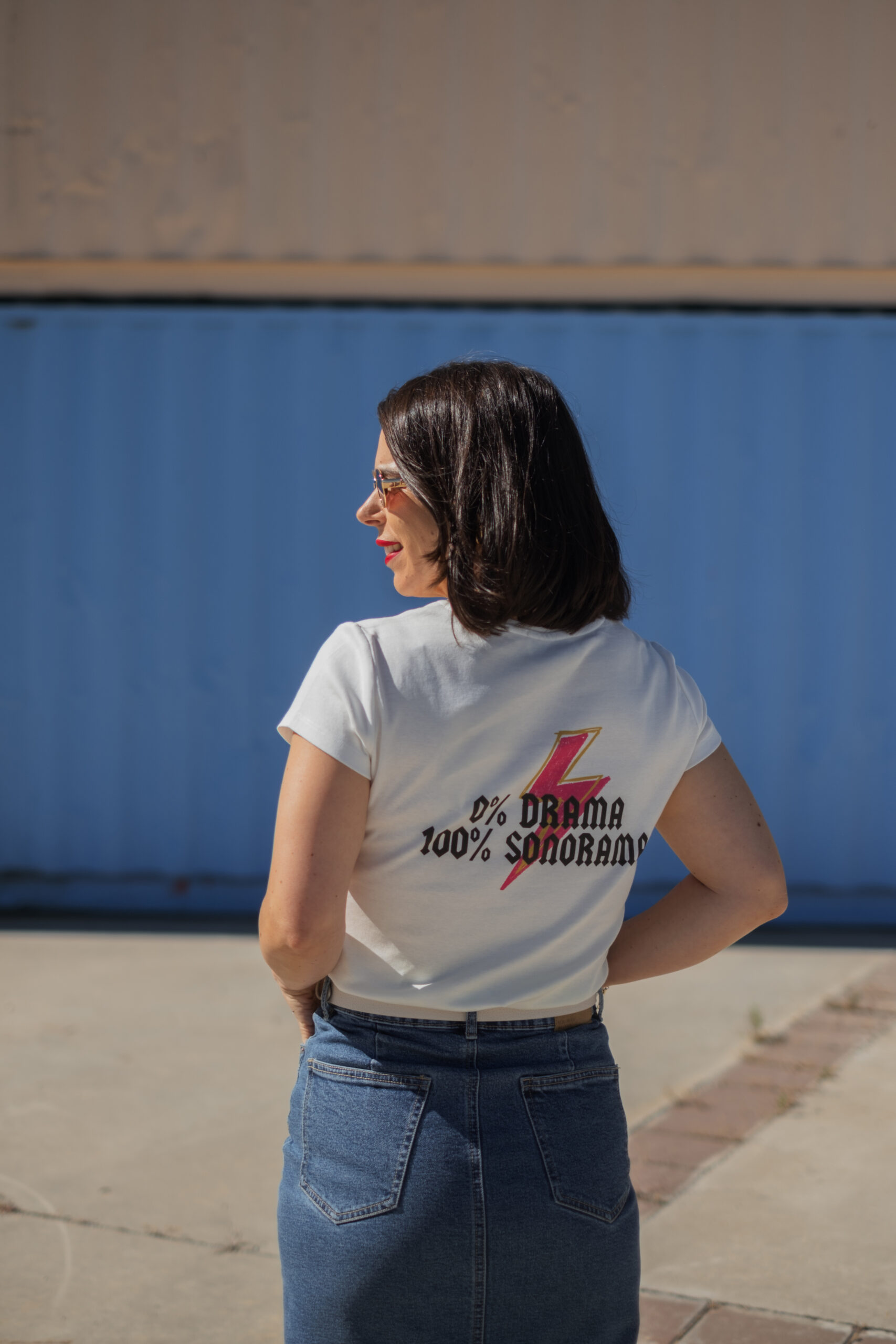 Camiseta 0% Drama Blanco