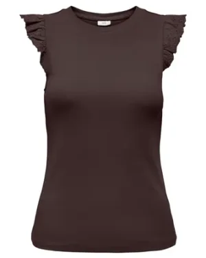 Camiseta Canalé Volante Marrón