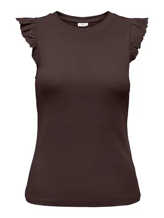 Camiseta Canalé Volante Marrón