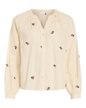 Blusa Estampada Beige