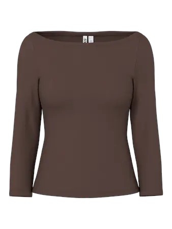Camiseta Básica Marrón