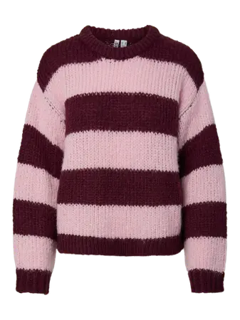 Jersey Rayas Granate