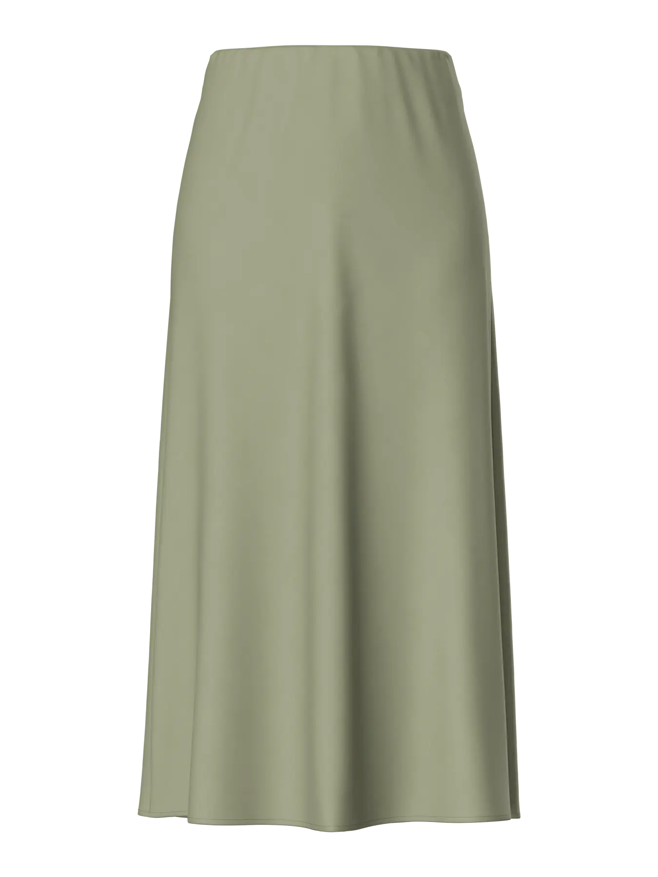 Falda Satinada Verde