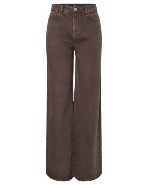 Jeans Wide Marrón