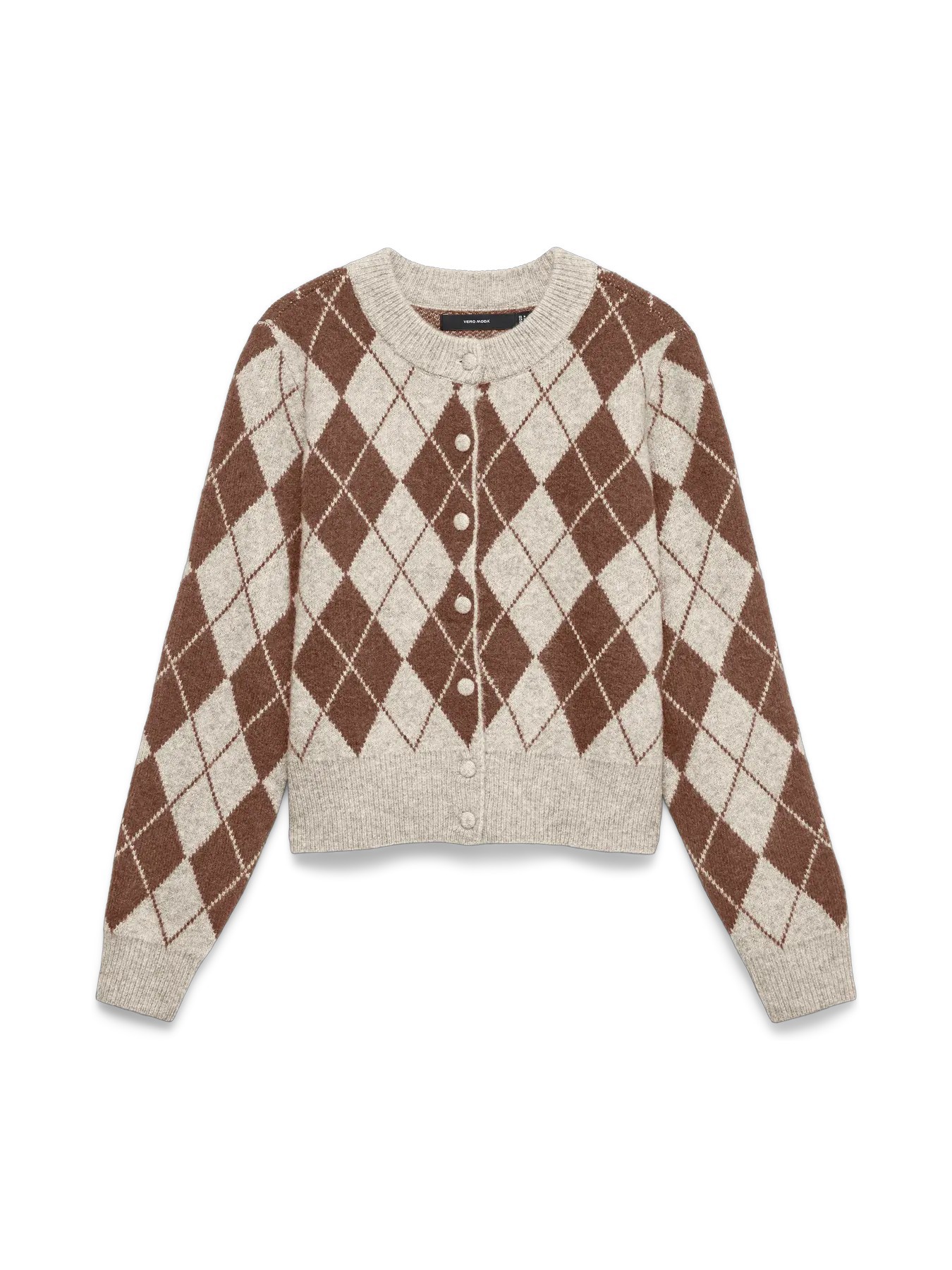 Cardigan Rombos Marrón