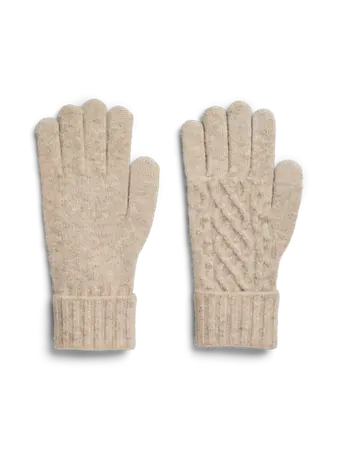 Guantes Beige