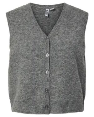 Chaleco Punto Gris