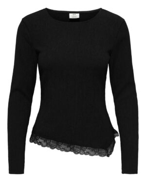 Camiseta Asimétrica Negra