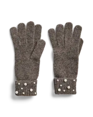Guantes Gris Perlas