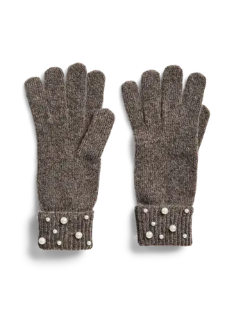 Guantes Gris Perlas