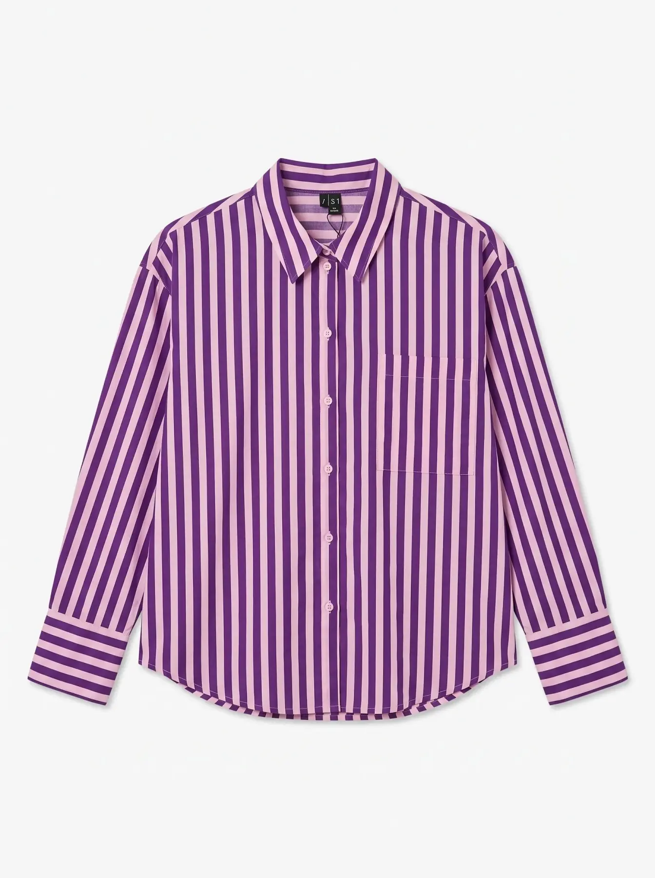 Camisa Rayas Moradas